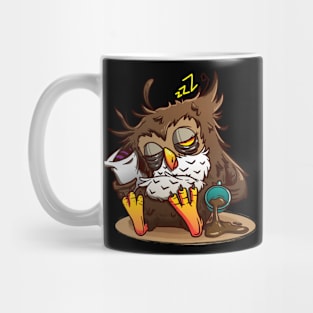 Funny Tired Owl is Not a Morning Person Mug